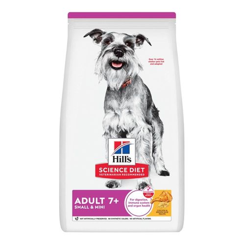 Hill's Science Diet Adult 7+ alimento para perro senior raza pequeña